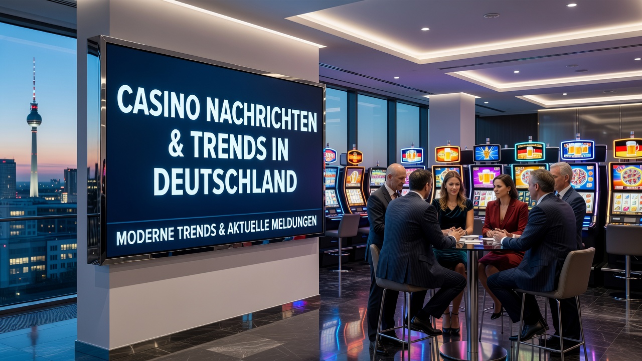 Produktionshalle der Merkur AG in Lübbecke mit Slot-Maschinen auf dem Fließband, Symbol für die geplante Massenexporte nach Nordamerika