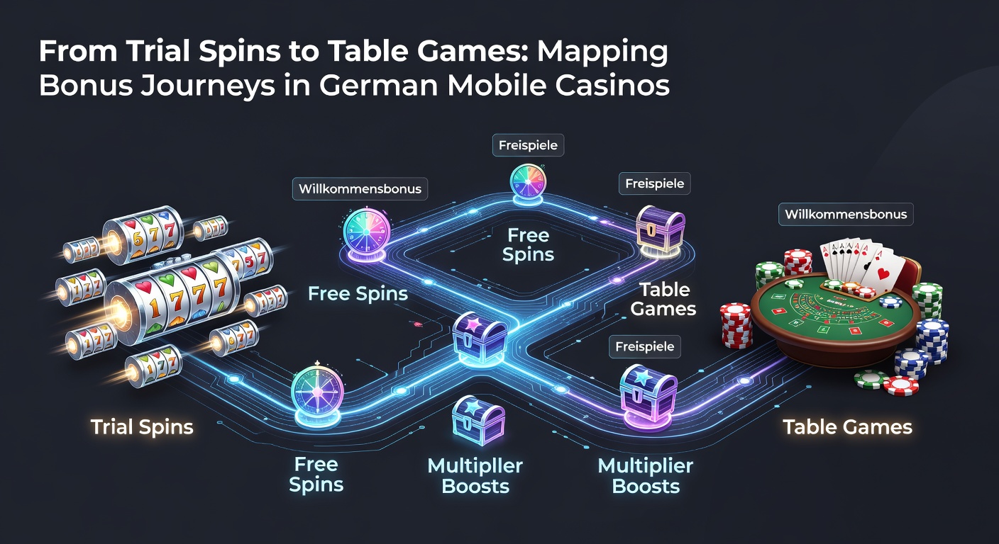 Darstellung von Live-Dealer-Tischspielen wie Blackjack und Roulette in deutschen mobilen Casino-Apps mit Bonus-Integration
