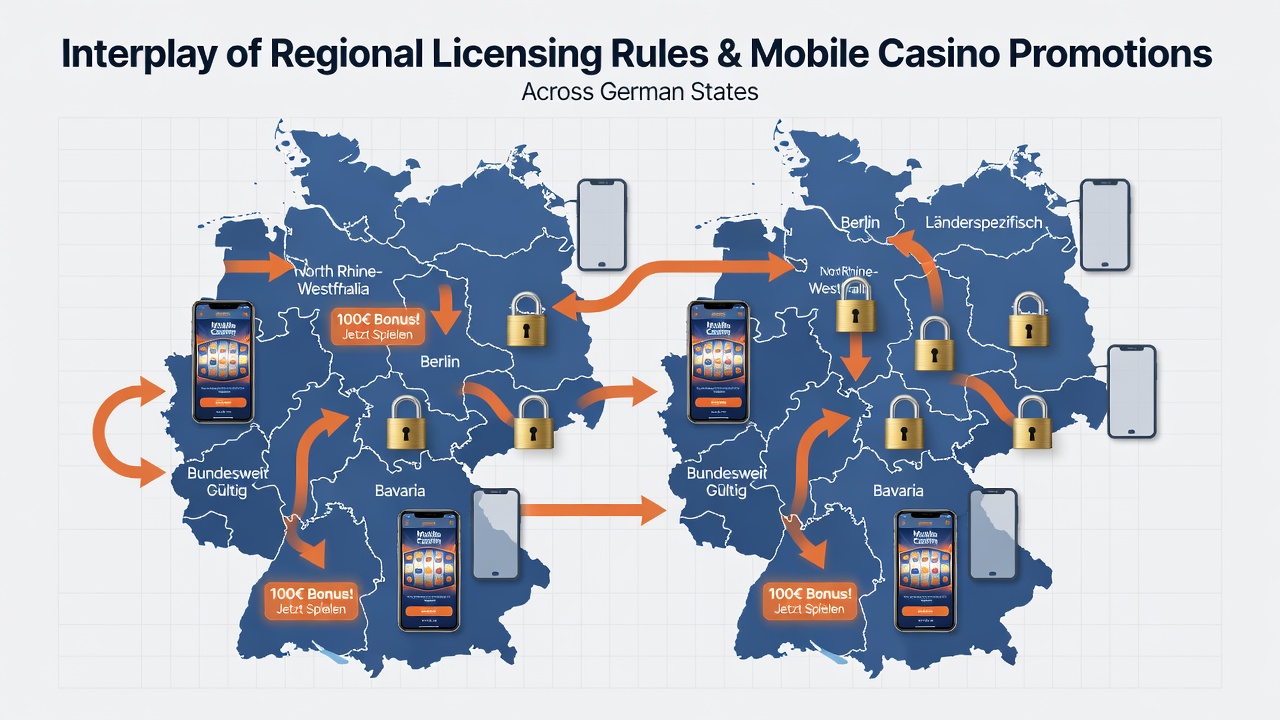 Mobile Casino-Promotions und Lizenzregeln in verschiedenen Bundesländern